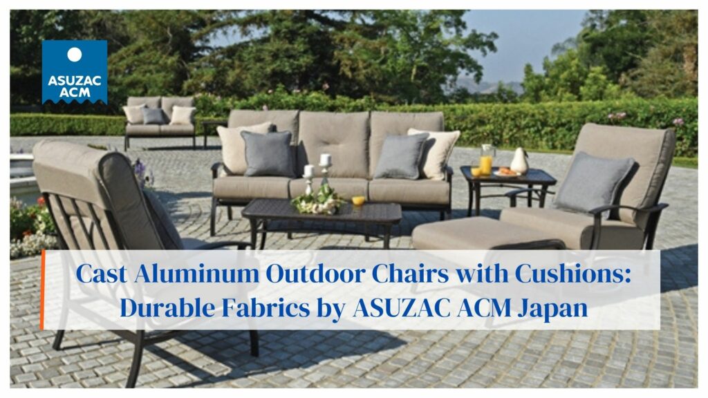Cast Aluminum Outdoor Chairs with Cushions: Durable Fabrics
