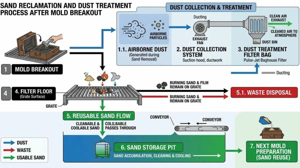 sand-recycle-technique